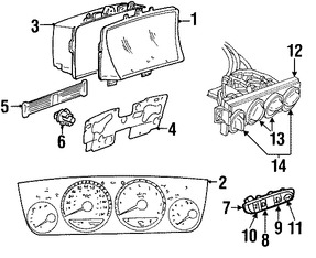 Foto de Interruptor de la Unidad de Control de Traccin Original para Dodge Neon Plymouth Neon Chrysler PT Cruiser Marca CHRYSLER Nmero de Parte 4671672AA