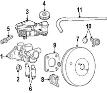 Foto de Cilindro Maestro de Freno Original para Dodge Caliber Jeep Patriot Jeep Compass Marca CHRYSLER Nmero de Parte 5175093AB