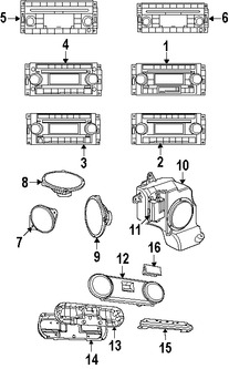 Foto de Manilla Puerta Trasera Original para Jeep Patriot 2007 2008 Jeep Compass 2007 2008 Dodge Caliber 2007 2008 Marca CHRYSLER Nmero de Parte 1DK62DKAAC