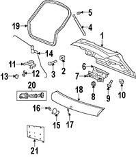 Foto de Puerta Trasera Original para Dodge Caliber 2007 2008 2009 2010 2011 2012 Marca CHRYSLER Nmero de Parte 5074151AB