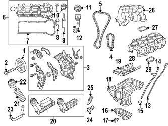 Foto de Empacadura del Mltiple de Admisin Original para Dodge Jeep Chrysler Marca CHRYSLER Nmero de Parte 5184331AC