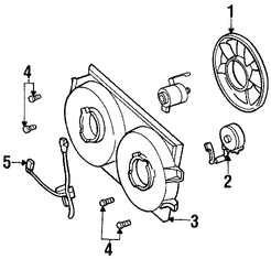 Foto de Motor del ventilador de enfriado Original para Chrysler Cirrus Dodge Stratus Marca CHRYSLER Nmero de Parte 4761509