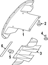 Foto de Guardasalpicaduras del parachoques Original para Dodge Viper  Viper Marca CHRYSLER Nmero de Parte 5290136AE