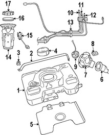 Foto de L�nea de Combustible Original para Dodge Viper  Viper Marca CHRYSLER N�mero de Parte 5290104AG