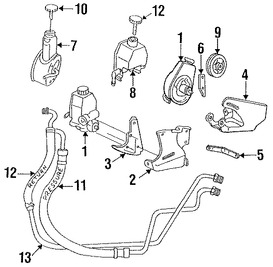 Foto de Polea de Bomba de Direccin Original para Chrysler Dodge Plymouth Marca CHRYSLER Nmero de Parte 4387292