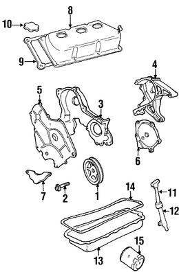 Foto de Empacadura de Crter Original para Chrysler LHS Chrysler New Yorker Chrysler Concorde Dodge Intrepid Eagle Vision Plymouth Prowler Marca CHRYSLER Nmero de Parte 4573527