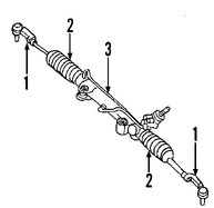 Foto de Terminal de la direccin Original para Jeep Liberty Marca CHRYSLER Nmero de Parte 68066393AA