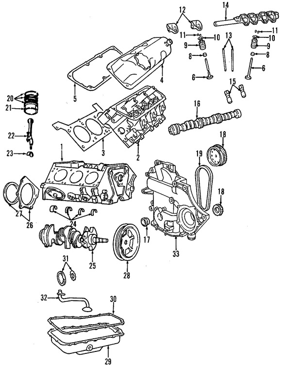 Foto de Sello del cigue�al del motor Original para Jeep Wrangler Chrysler Town & Country Dodge Grand Caravan Marca CHRYSLER N�mero de Parte 68031388AA