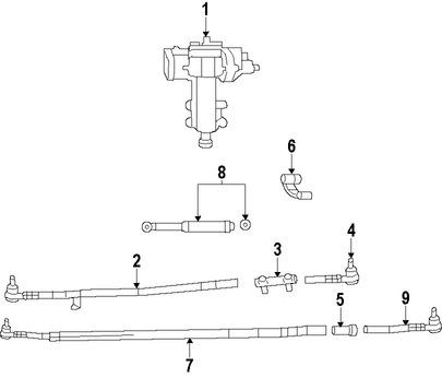 Foto de Manguera Direccion Hidraulica Original para Jeep Wrangler 2007 Marca CHRYSLER Nmero de Parte 52059902AG