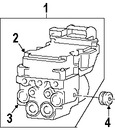 Foto de Vlvula Moduladora Frenos ABS Original para Dodge Ram 1500 2004 Marca CHRYSLER Nmero de Parte 52121406AB