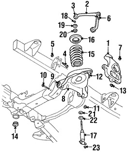 Foto de Brazo de Control de suspensin Original para Dodge Ram 1500 Dodge Durango Chrysler Marca CHRYSLER Nmero de Parte 52106577AI