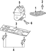 Foto de Motor de Caja de Transferencia Original para Dodge Ram 2500 Dodge Ram 3500 Dodge Ram 1500 Marca CHRYSLER N�mero de Parte 5143477AA