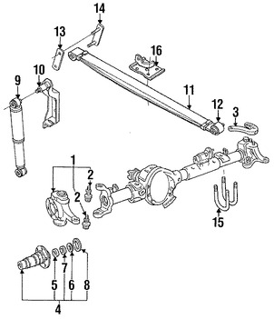 Foto de Rodamiento de Eje Propulsor Original para Dodge Jeep Marca CHRYSLER Nmero de Parte 4210968