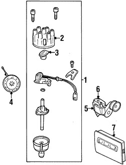 Foto de Distribuidor Original para Dodge Marca CHRYSLER N�mero de Parte 4740338AB