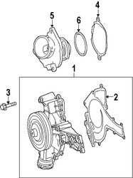 Foto de Kit de Termostato de Refrigerante del Motor  Original para Dodge Sprinter 2500 2007 2008 Dodge Sprinter 3500 2007 2008 Marca CHRYSLER Nmero de Parte 68013949AA