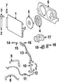 Foto de Manguera de succin Refrigerante Aire Acondicionad Original para Dodge Sprinter 2500 2007 2008 2009 Dodge Sprinter 3500 2007 2008 2009 Marca CHRYSLER Parte #68064746AA