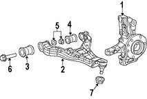 Foto de Tornillo de Brazo de Control de Suspension Original para Dodge Sprinter 2500 2007 2008 2009 Dodge Sprinter 3500 2007 2008 2009 Marca CHRYSLER Nmero de Parte 68012157AA