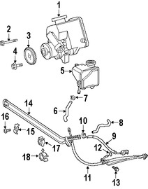 Foto de Enfriador Direccin Asistida Original para Dodge Sprinter 2500 2007 2008 2009 Dodge Sprinter 3500 2007 2008 2009 Marca CHRYSLER Nmero de Parte 68140155AA