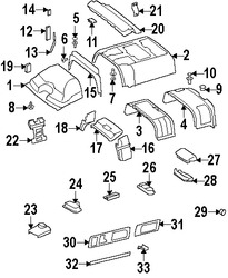 Foto de Techo Interior Original para Dodge Sprinter 2500 2007 2008 2009 Dodge Sprinter 3500 2007 2008 2009 Marca CHRYSLER Nmero de Parte 1HC34KDVAA