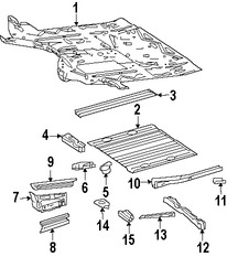 Foto de Bandeja de Piso Original para Dodge Sprinter 2500 2007 2008 2009 Dodge Sprinter 3500 2007 2008 2009 Marca CHRYSLER Nmero de Parte 68008223AA