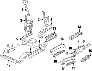 Foto de Travesa Original para Dodge B2500 1995 Dodge B3500 1995 Marca CHRYSLER Nmero de Parte 5DV25RB7