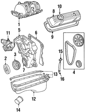 Foto de Kit de Cadena de Tiempo Original para Dodge Jeep Plymouth Chrysler Marca CHRYSLER Nmero de Parte 83507095