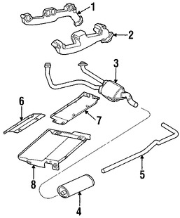 Foto de M�ltiple de Escape Original para Dodge Marca CHRYSLER N�mero de Parte 53010189AB