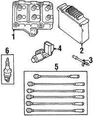 Juego De Cables De Bujía Para Dodge Grand Caravan 2001-2010 - Compatible Con Motores 3.3L Y 3.8L V6