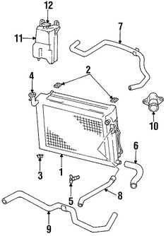 Foto de Carcasa del termostato del refrigerante del motor Original para Chrysler Dodge Plymouth Marca CHRYSLER Nmero de Parte 4621162AC