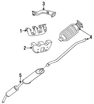Foto de M�ltiple de Escape Original para Chrysler Dodge Plymouth Marca CHRYSLER N�mero de Parte 4448009