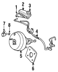 Foto de Empacadura de Booster Frenos de Potencia Original para Chrysler Dodge Plymouth Marca CHRYSLER Nmero de Parte 3699447