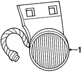 Foto de Luz de Niebla Original para Dodge Dakota 1997 1998 1999 Dodge Durango 1998 1999 Marca CHRYSLER Nmero de Parte 55076792