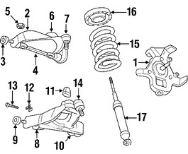 Foto de Defensa del Brazo de Control de Suspensi�n Original para Dodge Dakota Marca CHRYSLER N�mero de Parte 52038745