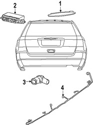 Foto de Arns para Remolque Original para Chrysler  2007 2008 2009 Dodge Durango 2007 2008 2009 Marca CHRYSLER Nmero de Parte 68002936AA