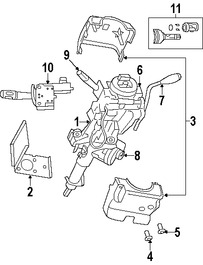 Foto de Interruptor Combinado Original para Chrysler  2009 2007 2008 Dodge Durango 2008 2009 Marca CHRYSLER N�mero de Parte 56044802AC