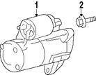 Foto de Motor de arranque Original para Dodge Nitro 2007 2008 2009 Jeep Liberty 2008 2009 Marca CHRYSLER N�mero de Parte 4801292AC