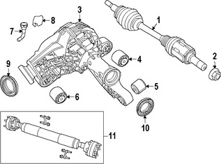 Foto de Sello del Eje Propulsor Original para Jeep Grand Cherokee Dodge Durango   Chrysler 300 Marca CHRYSLER N�mero de Parte 68084184AA