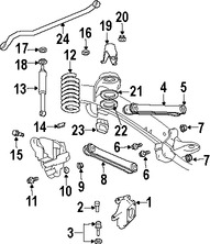 Foto de Barra Transversal Original para Dodge Ram 2500 Dodge Ram 3500 Dodge Ram 1500 Marca CHRYSLER N�mero de Parte 52121940AB