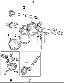 Foto de Eje Propulsor Original para Dodge Ram 2500 Marca CHRYSLER N�mero de Parte 5086775AB