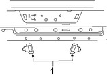 Foto de Conjunto de la luz de placa Original para Dodge Ram 2500 Dodge Ram 3500 Dodge Ram 1500 Marca CHRYSLER N�mero de Parte 55078095AE
