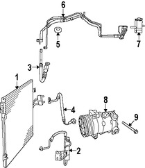 Foto de Vlvula de Expansin Aire Acondicionado Original para Jeep Wrangler Dodge Journey Marca CHRYSLER Nmero de Parte 68004206AB