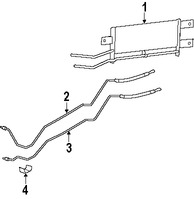 Foto de Manguera de Enfriado de Aceite Transmisin Automtica Original para Dodge Ram 1500 2006 2008 2005 Marca CHRYSLER Nmero de Parte 52028867AE