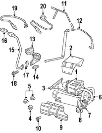 Foto de Empacadura de Vlvula EGR Original para Jeep Grand Cherokee Jeep Commander Dodge Ram 1500 Dodge Durango Dodge Dakota Marca CHRYSLER Nmero de Parte 53030976AD