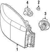 Foto de Bombilla de Faro Original para Chrysler Dodge Jeep Fiat Marca CHRYSLER Nmero de Parte L0000H11