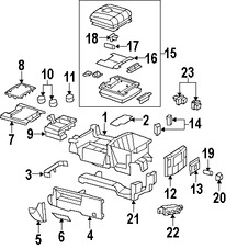 Foto de Interruptor de Calefaccin del Asiento Original para Jeep Grand Cherokee Dodge Ram 1500 Dodge Ram 2500 Dodge Ram 3500 Marca CHRYSLER Nmero de Parte 4602872AB