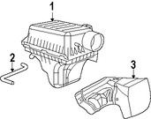 Foto de Manguera de Admisin de Aire del motor Original para Jeep Grand Cherokee 2006 2007 2008 2009 2010 Marca CHRYSLER Nmero de Parte 5037815AA