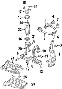 Foto de Aislante de Muelle Original para Jeep Grand Cherokee Jeep Commander Marca CHRYSLER N�mero de Parte 52089328AC