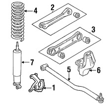 Foto de Brazo de Control de suspensin Original para Jeep Marca CHRYSLER Nmero de Parte 52001162