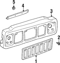 Foto de Tornillo de parrilla / rejilla Original para Jeep Cherokee 1998 1999 2000 2001 1997 Marca CHRYSLER Nmero de Parte 6034204