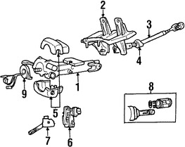 Foto de Interruptor Combinado Original para Jeep Wrangler Jeep Cherokee Marca CHRYSLER N�mero de Parte 56010315AA